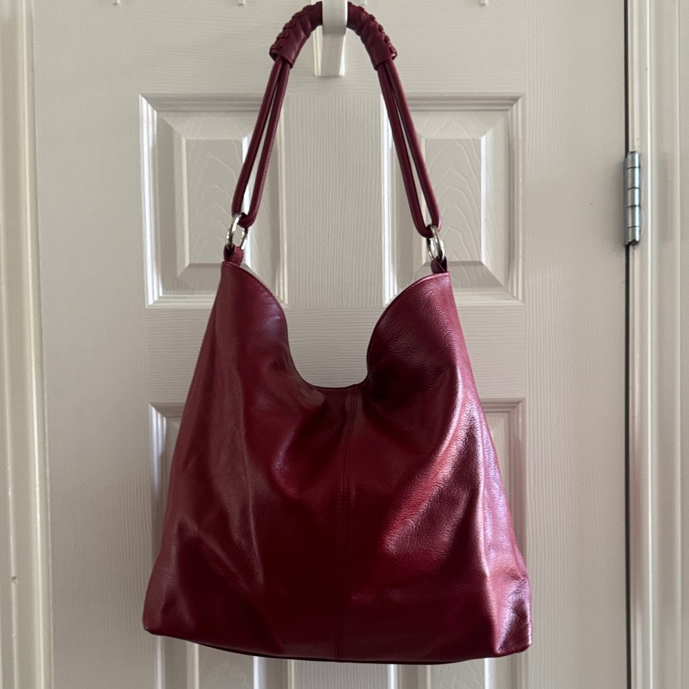 Express Design Studio Women’s Red Leather Shoulder Bag. Like new.